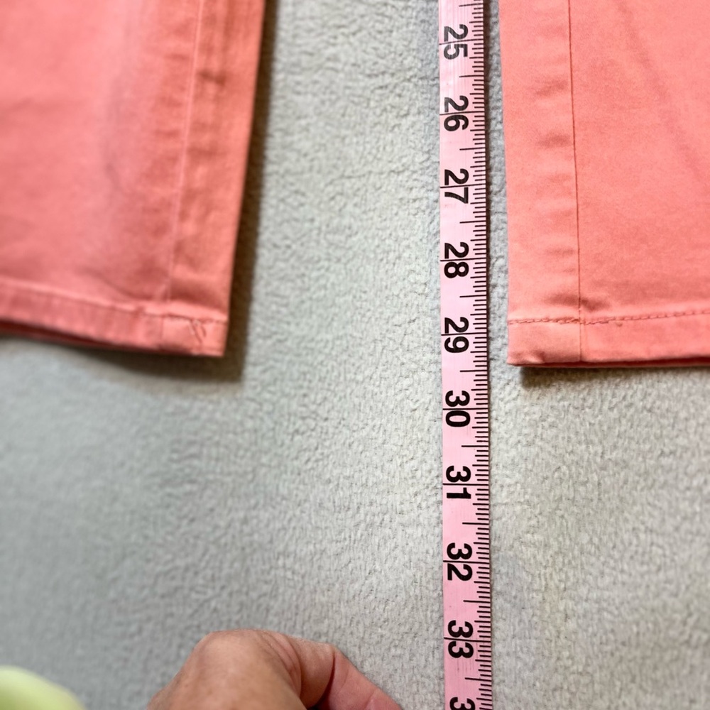 NEW Talbots Coral Color 5 Picket Jeans with Stretch Sz 16 - Picture 3 of 8